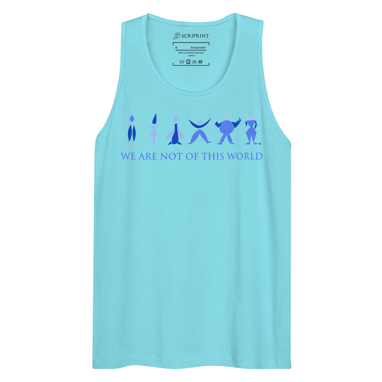 We Are Not of This World Men’s Premium Tank Top