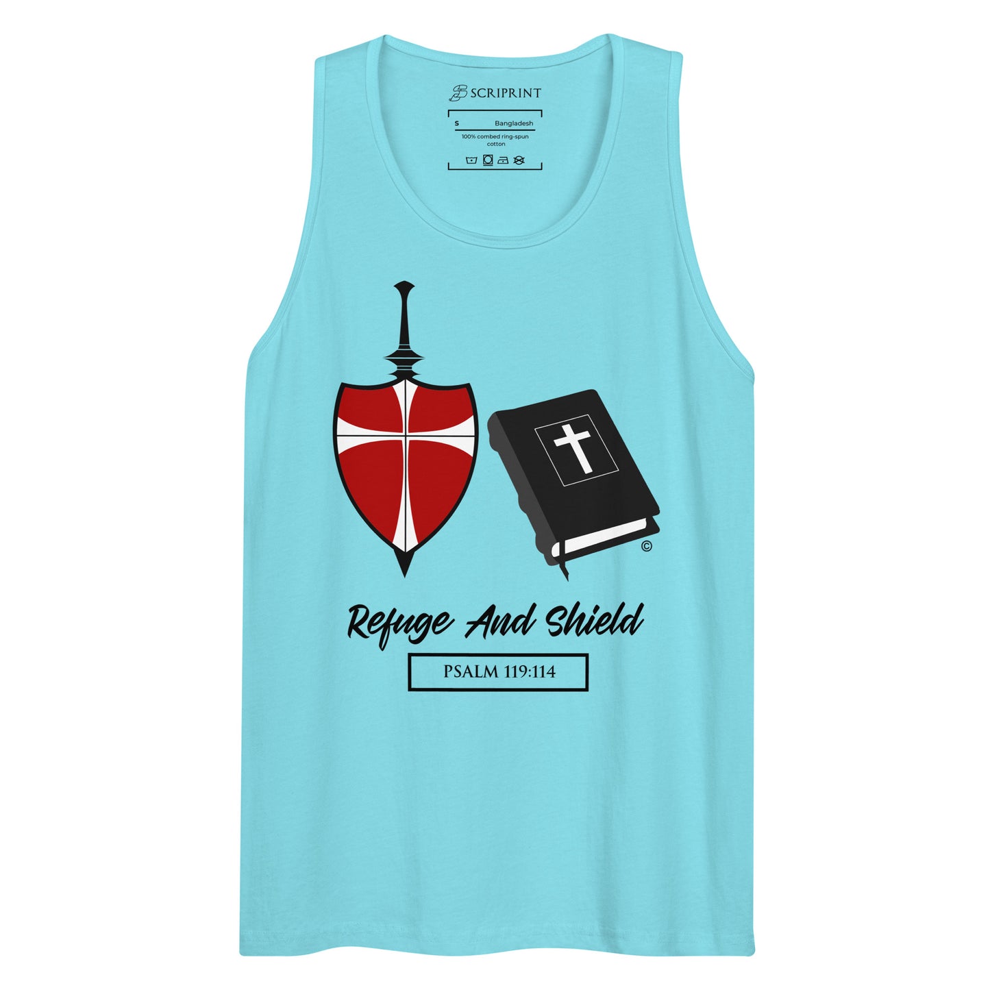 Refuge and Shield Men’s Premium Tank Top
