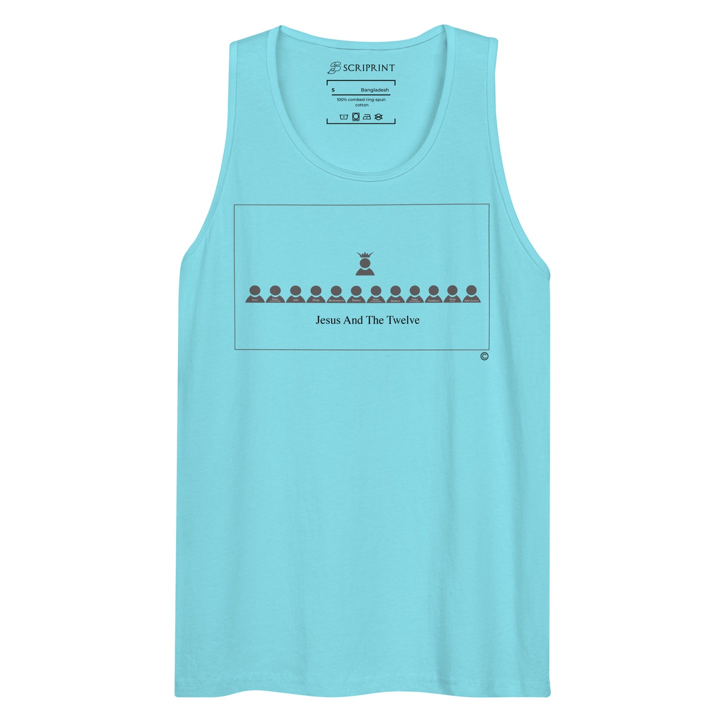 Jesus and the Twelve Men’s Premium Tank Top