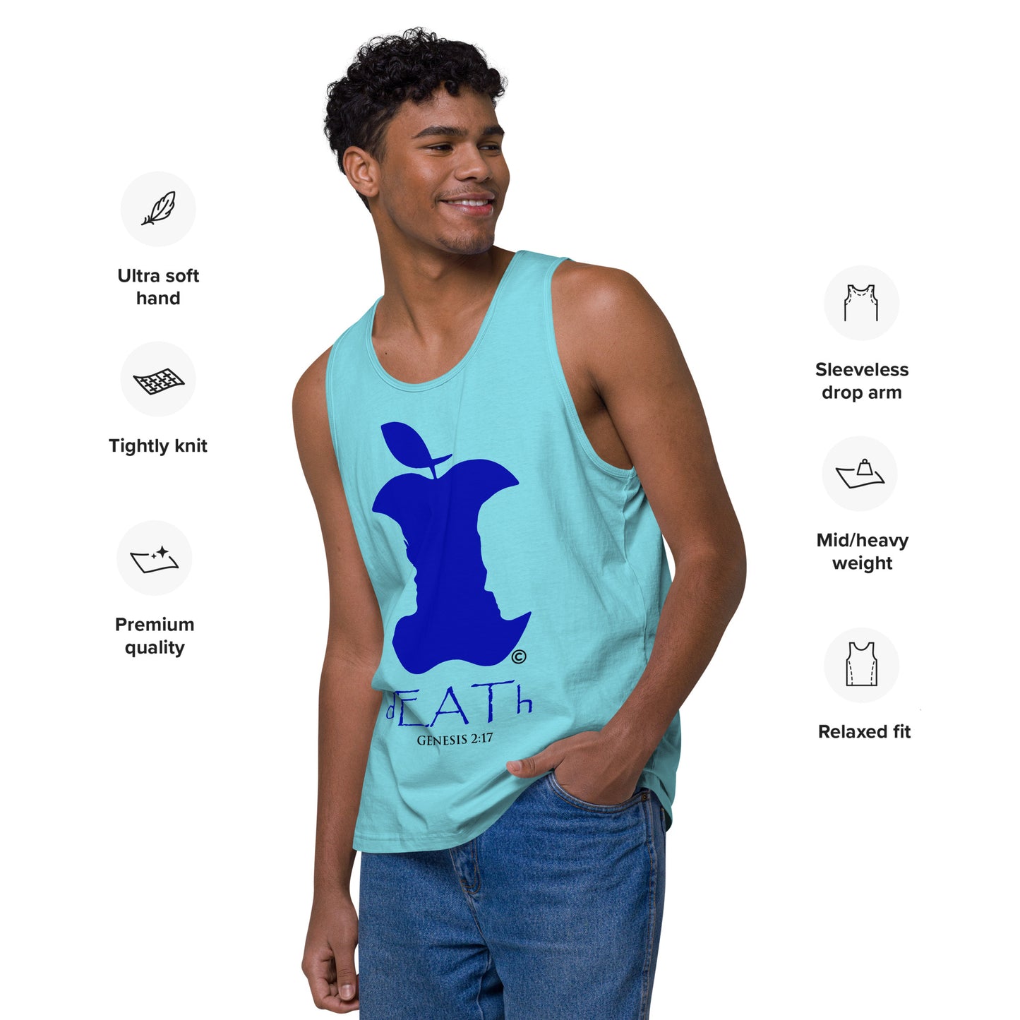 Genesis 2:17 Men’s Premium Tank Top