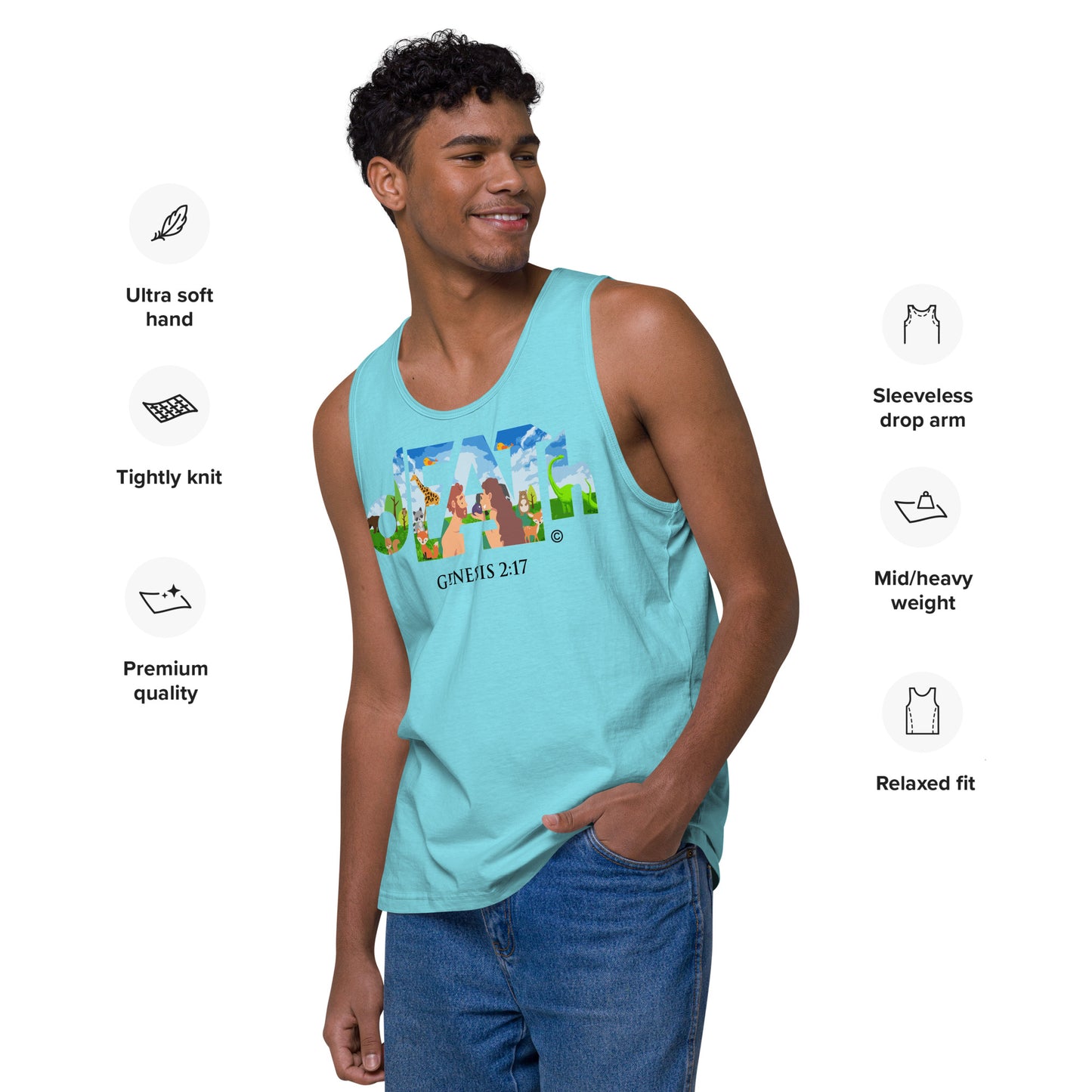 Death Men’s Premium Tank Top