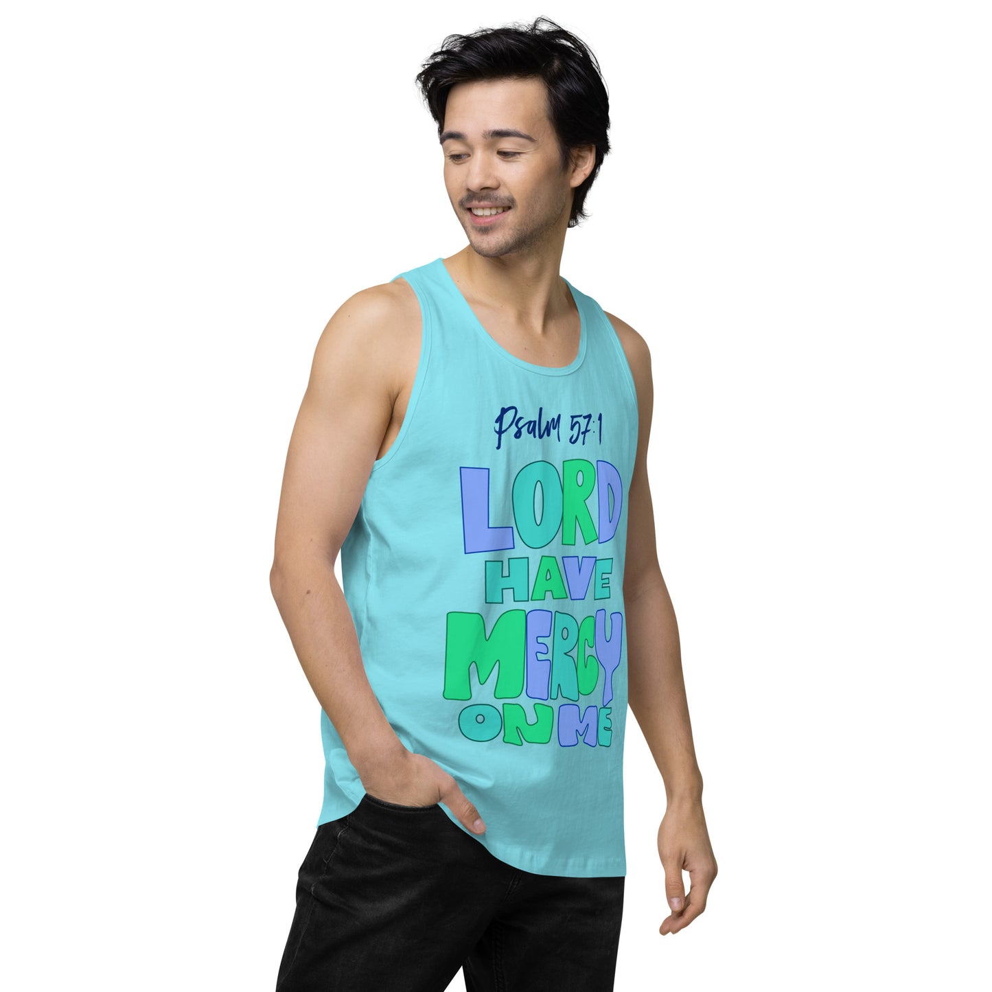 Lord Have Mercy Men’s Premium Tank Top