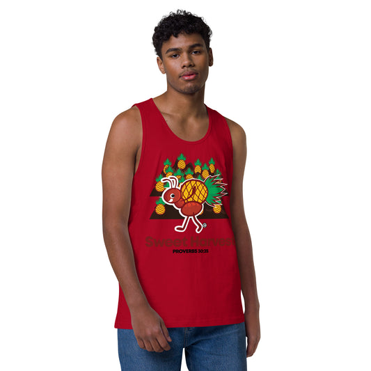 Sweet Harvest Dark-Colored Men’s Premium Tank Top
