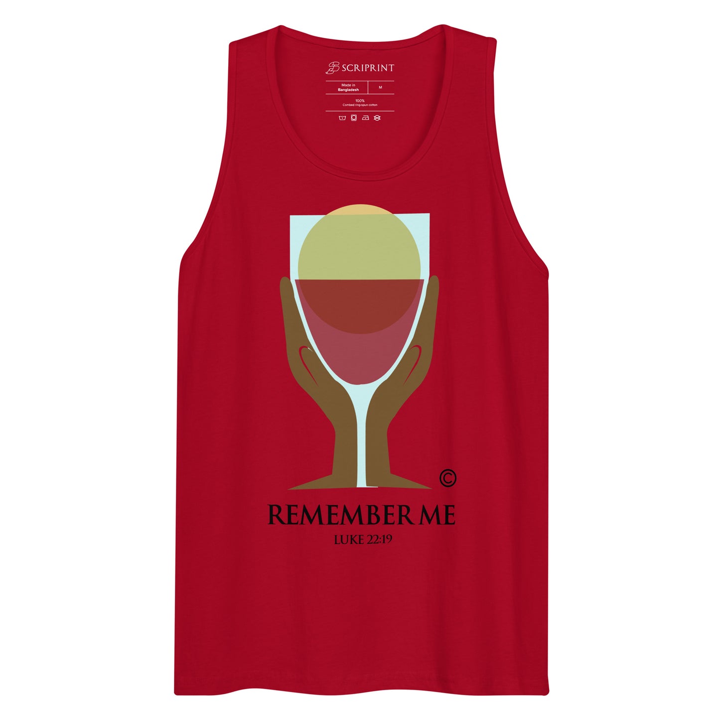 Remember Me Dark-Colored Men’s Premium Tank Top