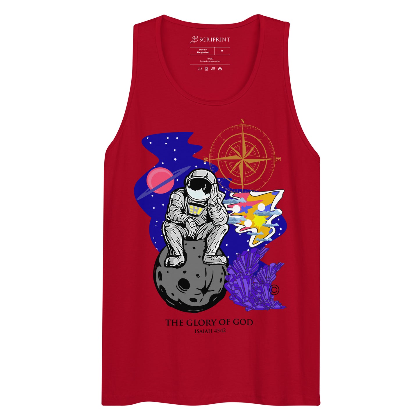 The Glory of God Dark-Colored Men’s Premium Tank Top