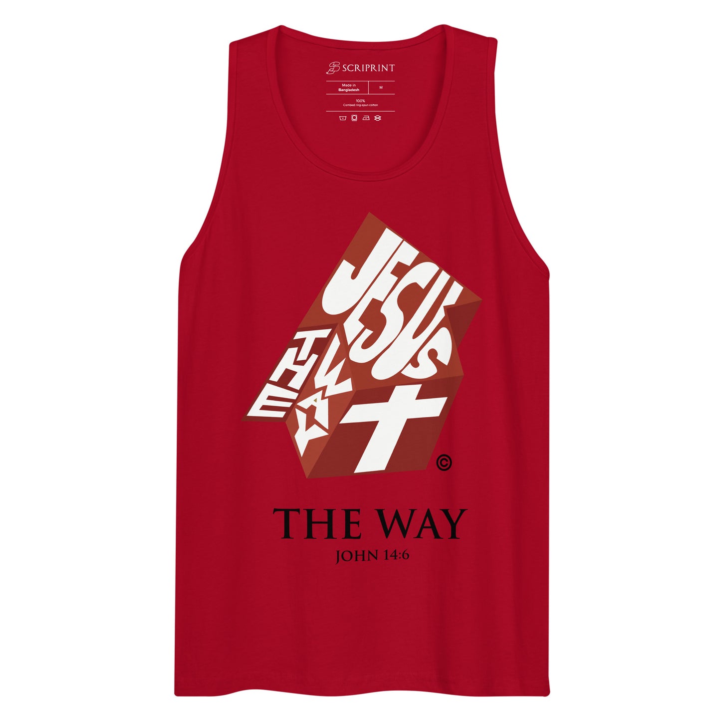 The Way Dark-Colored Men’s Premium Tank Top