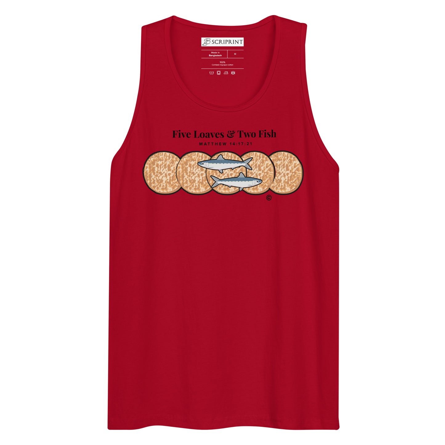 Five Loaves & Two Fish Men’s Premium Tank Top