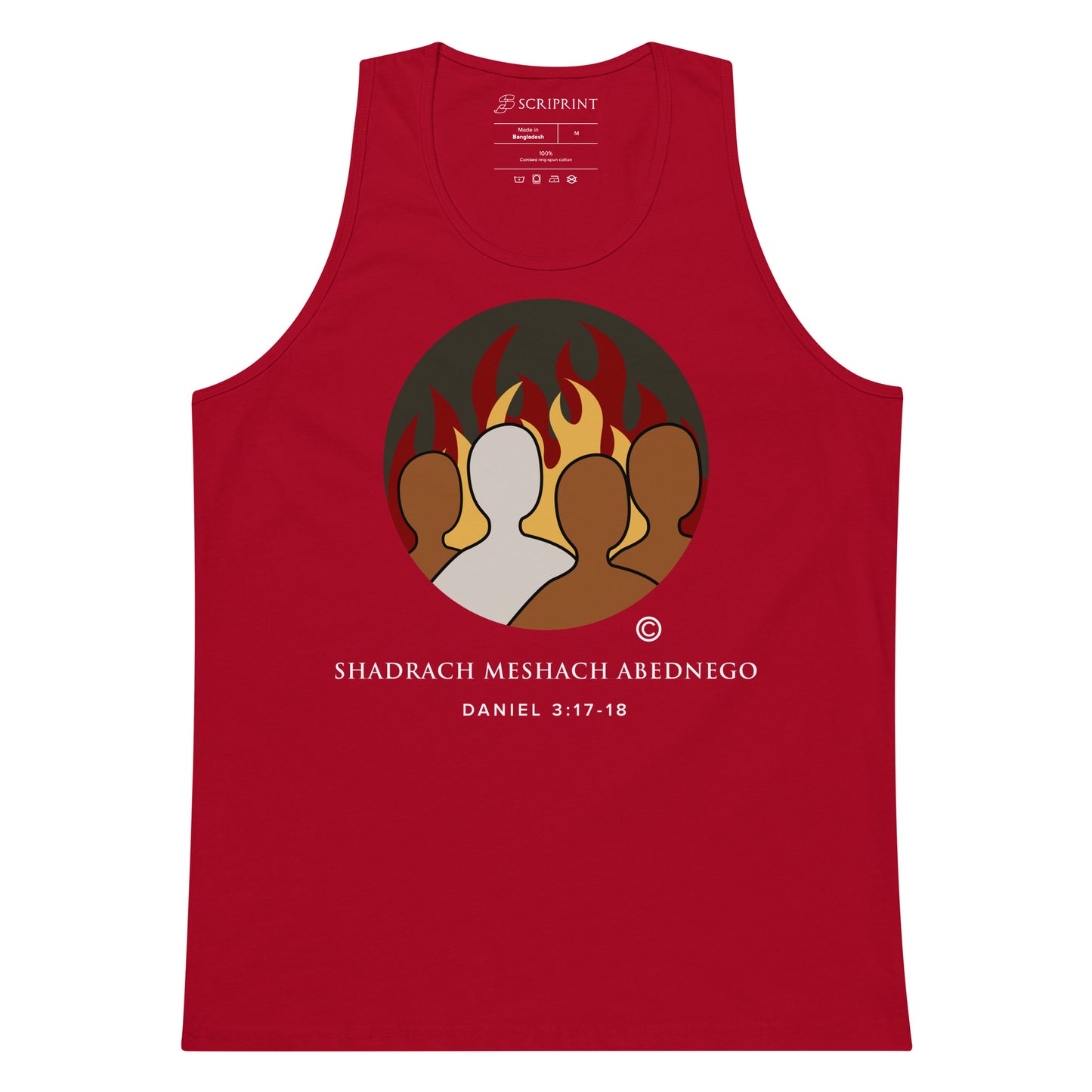 Daniel 3:17-18 Men’s Premium Tank Top