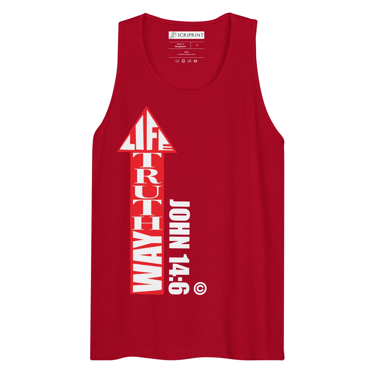 Way Truth Life Men’s Premium Tank Top