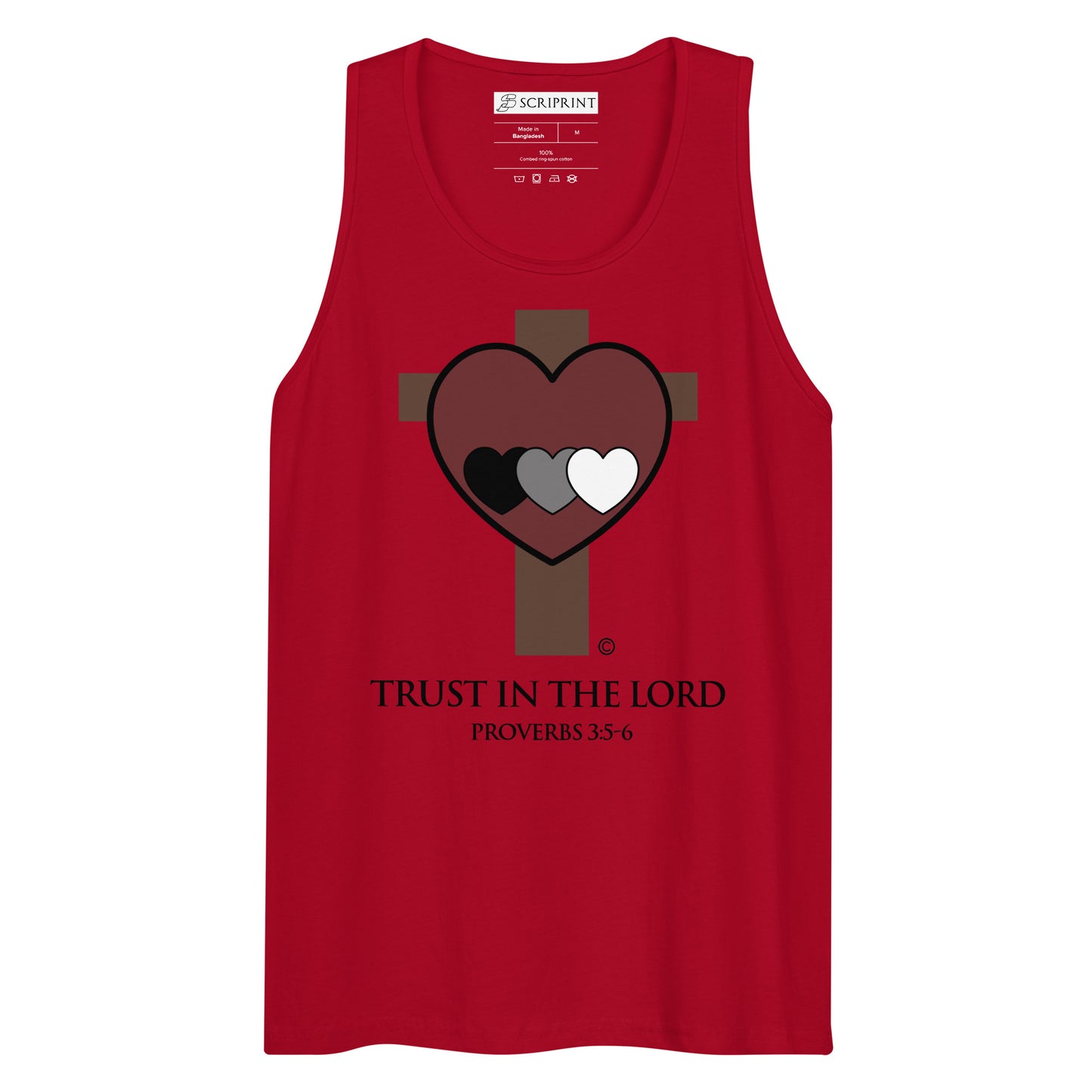 Trust in the Lord Men’s Premium Tank Top