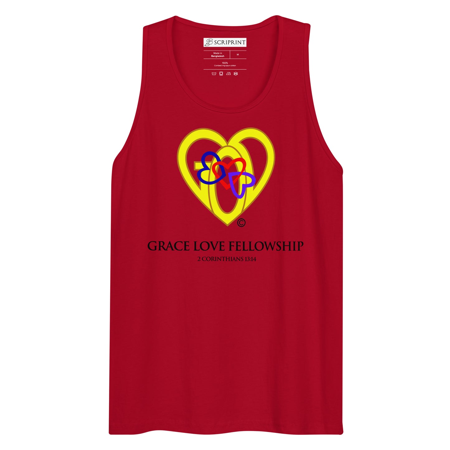 Grace Love Fellowship Men’s Premium Tank Top