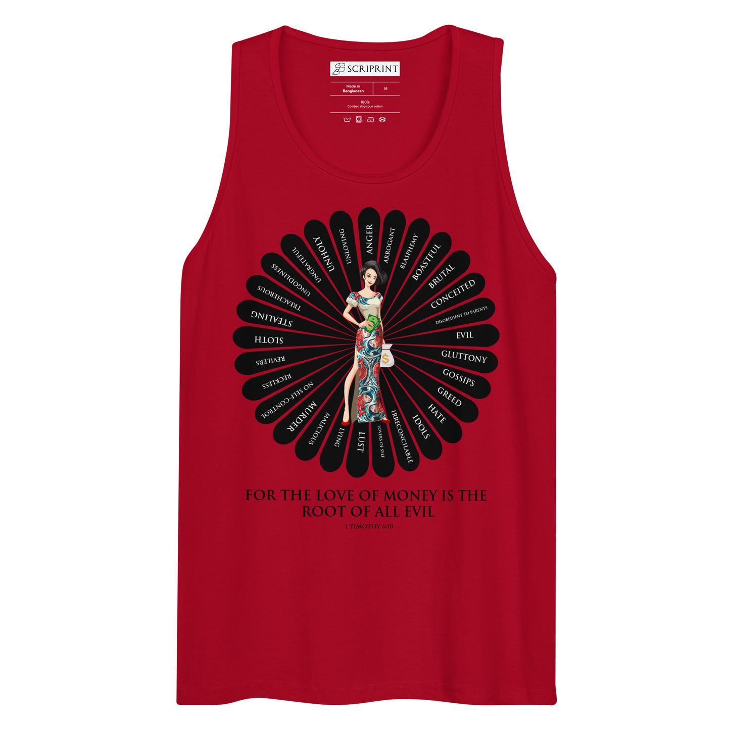 For the Love of Money Men’s Premium Tank Top