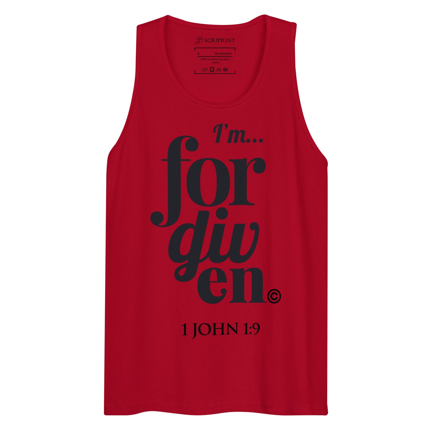 I'm Forgiven Men’s Premium Tank Top