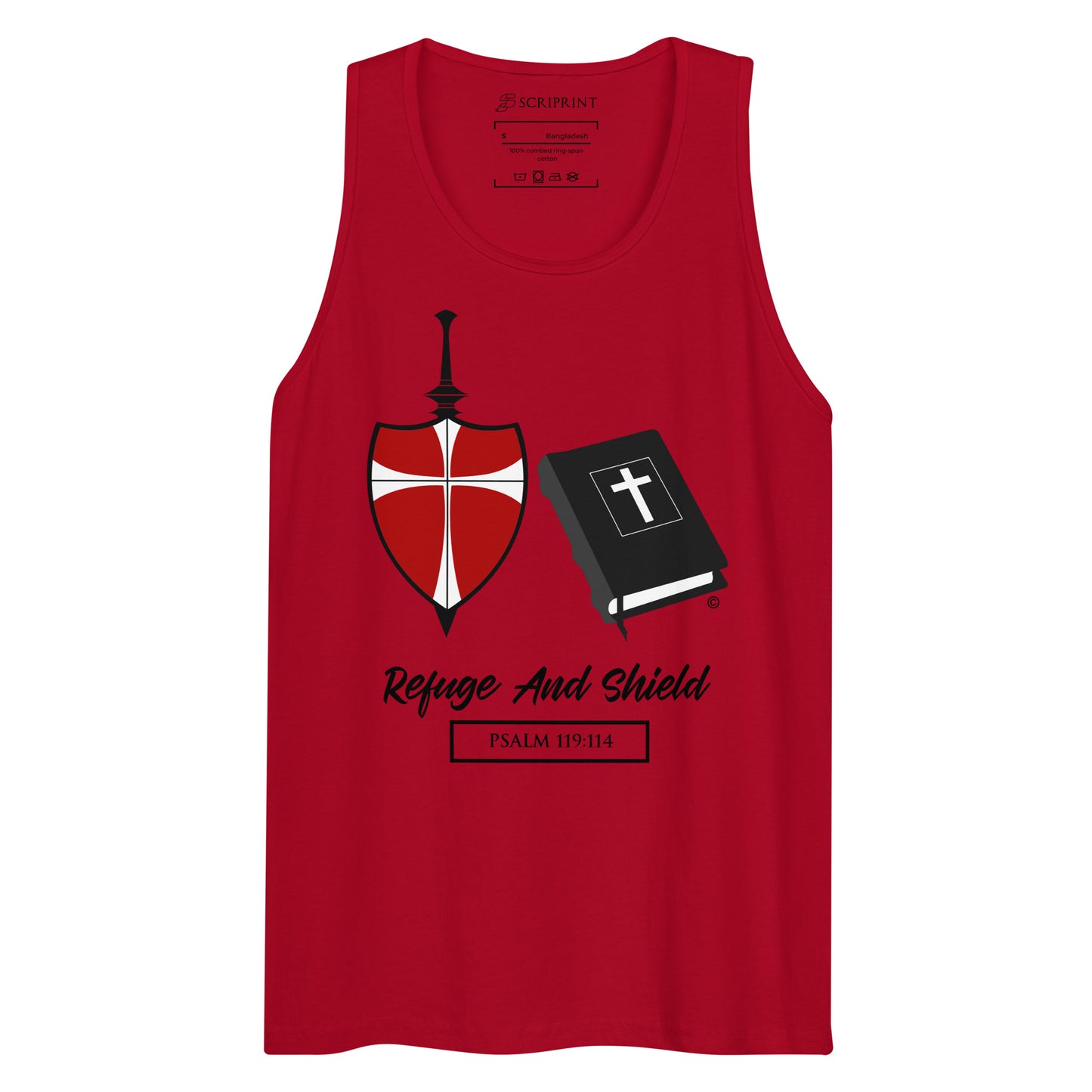 Refuge and Shield Men’s Premium Tank Top