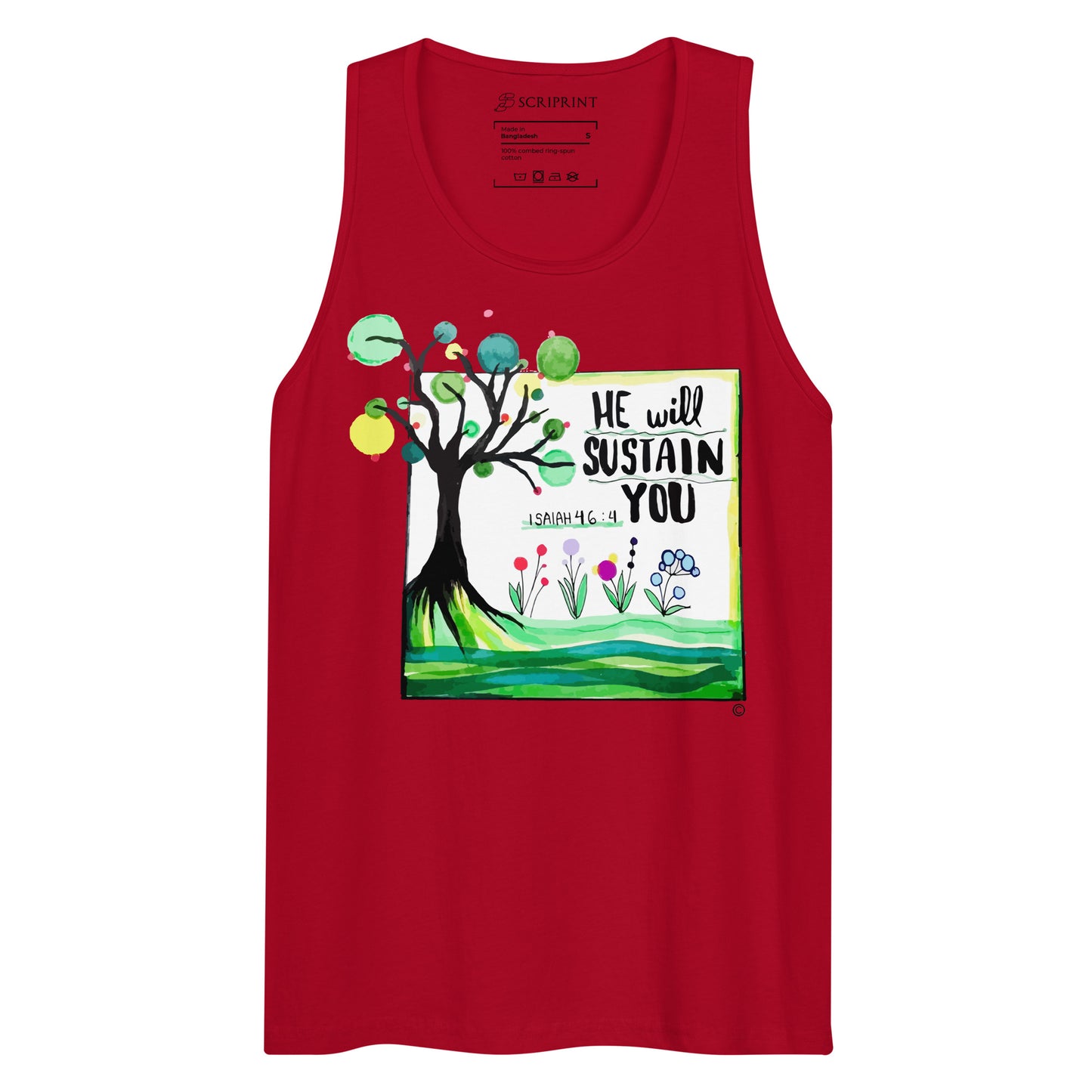 He Will Sustain You Men’s Premium Tank Top
