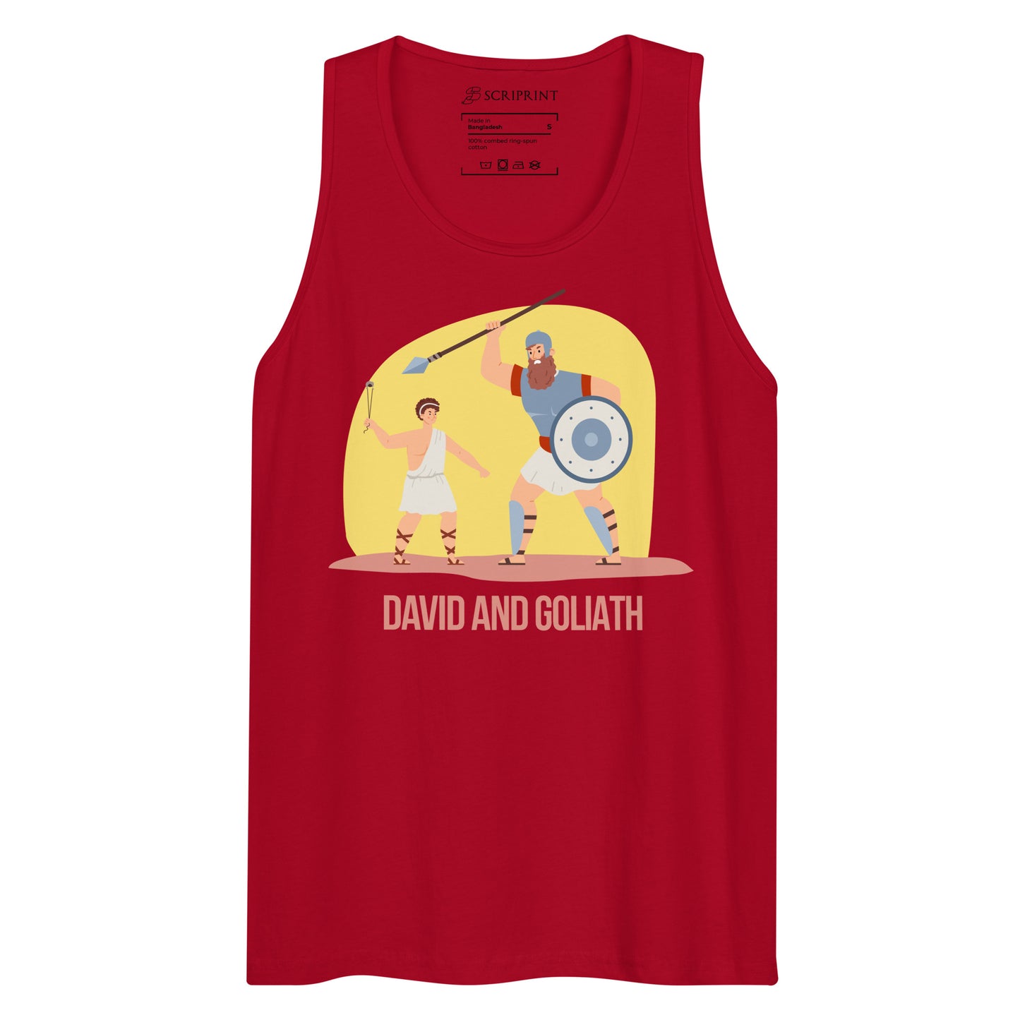 David and Goliath Men’s Premium Tank Top