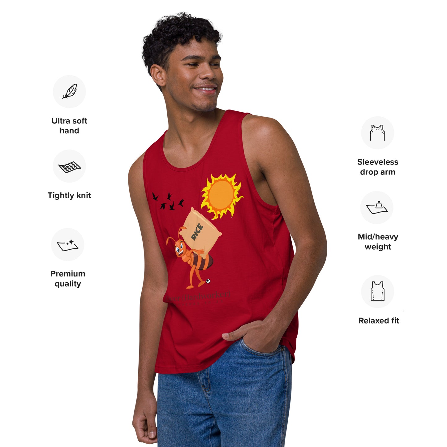 Doer - Hardworker Men’s Premium Tank Top