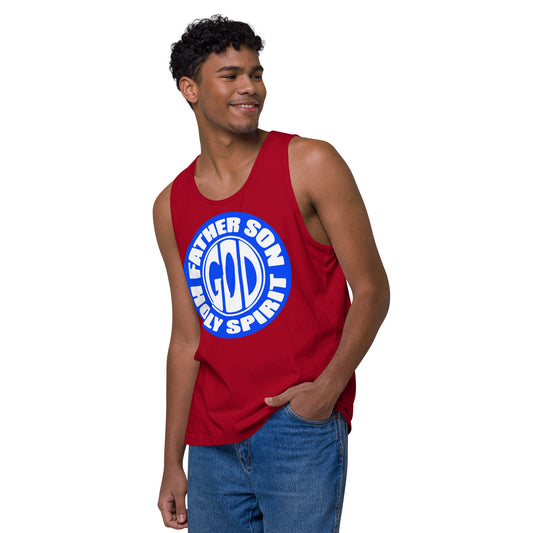 Father Son Holy Spirit Men’s Premium Tank Top