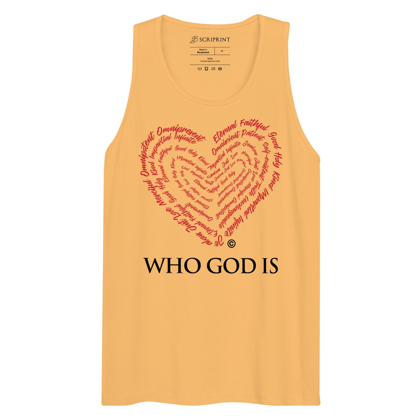 Who God Is Men’s Premium Tank Top