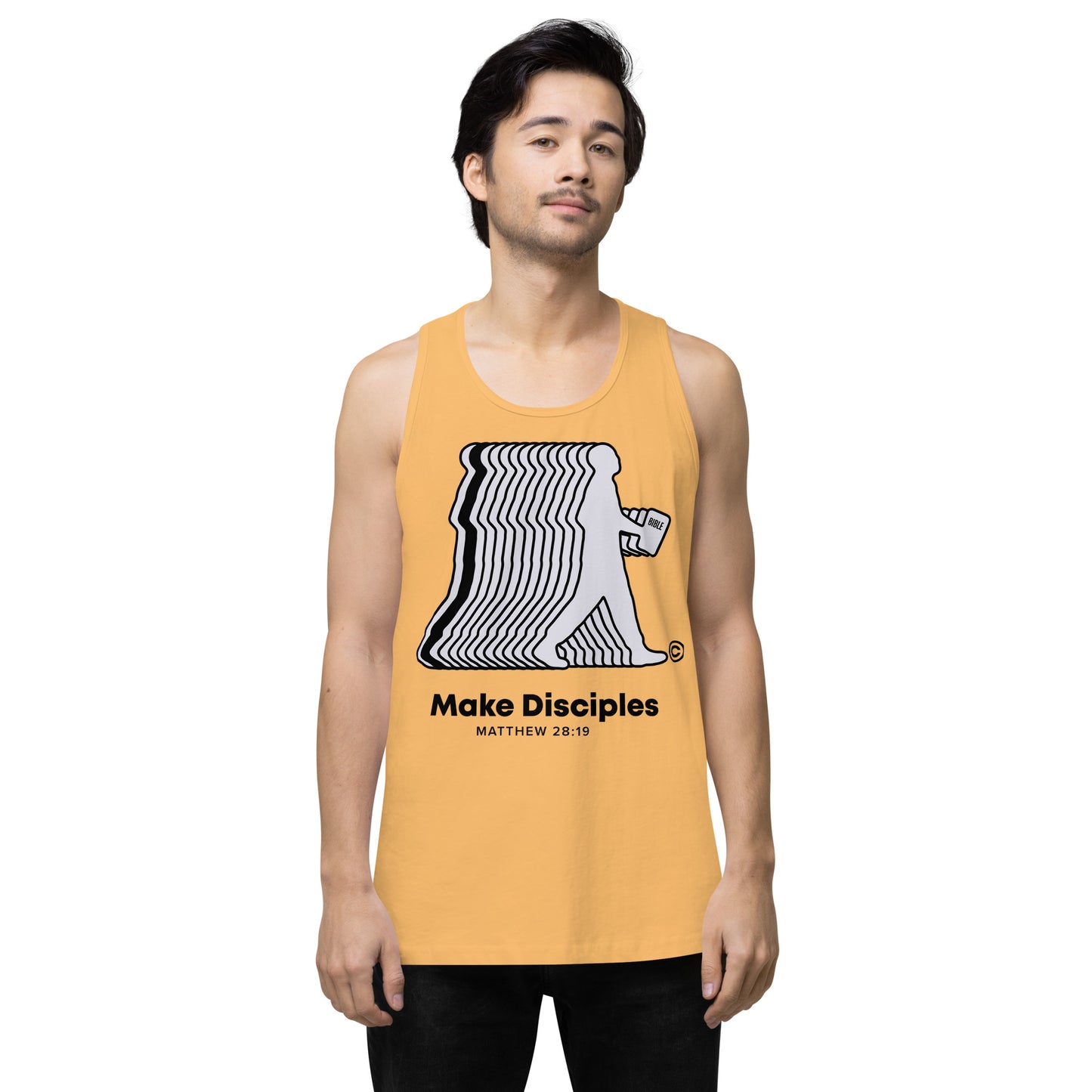 Make Disciples Men’s Premium Tank Top