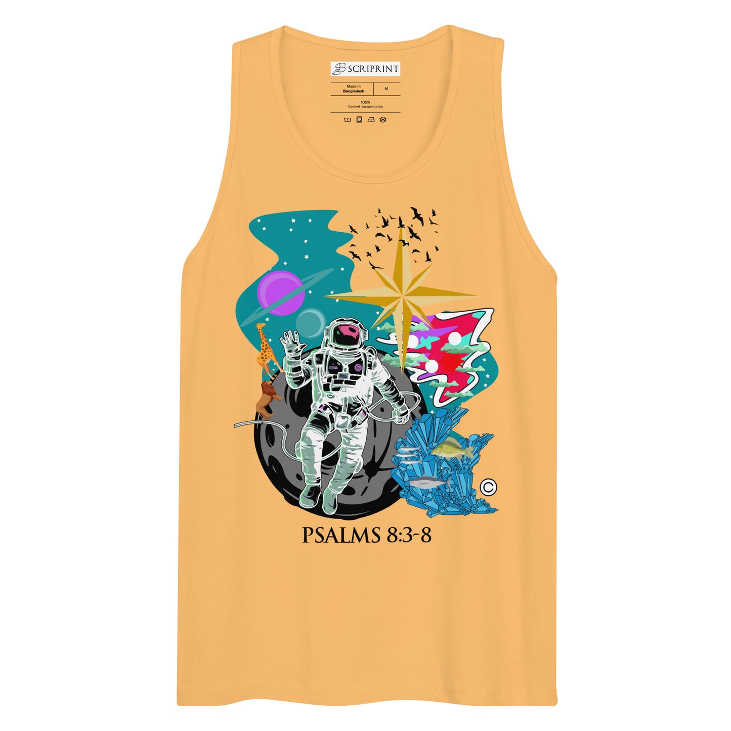 Psalm 8:3-8 Men’s Premium Tank Top