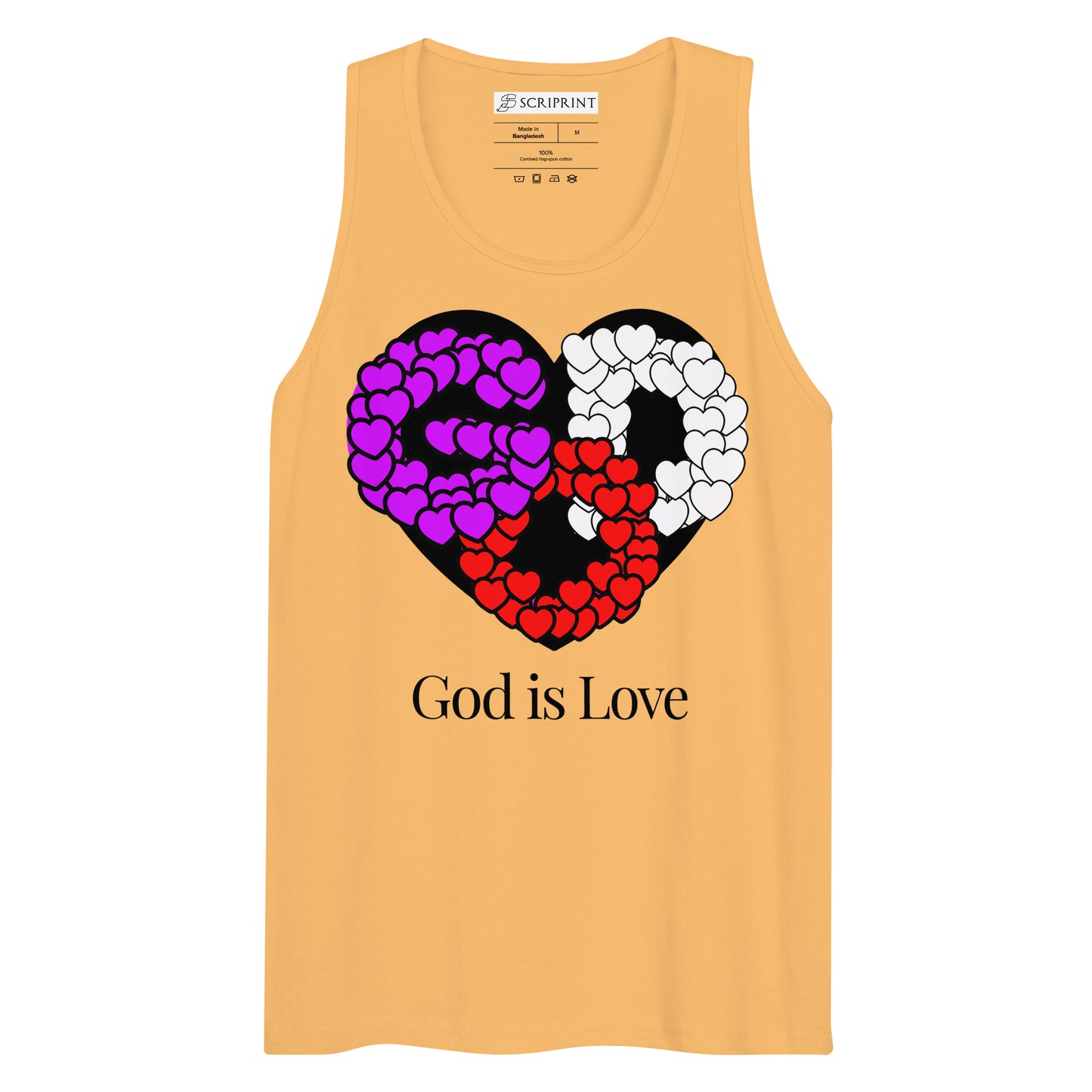 God is Love Men’s Premium Tank Top