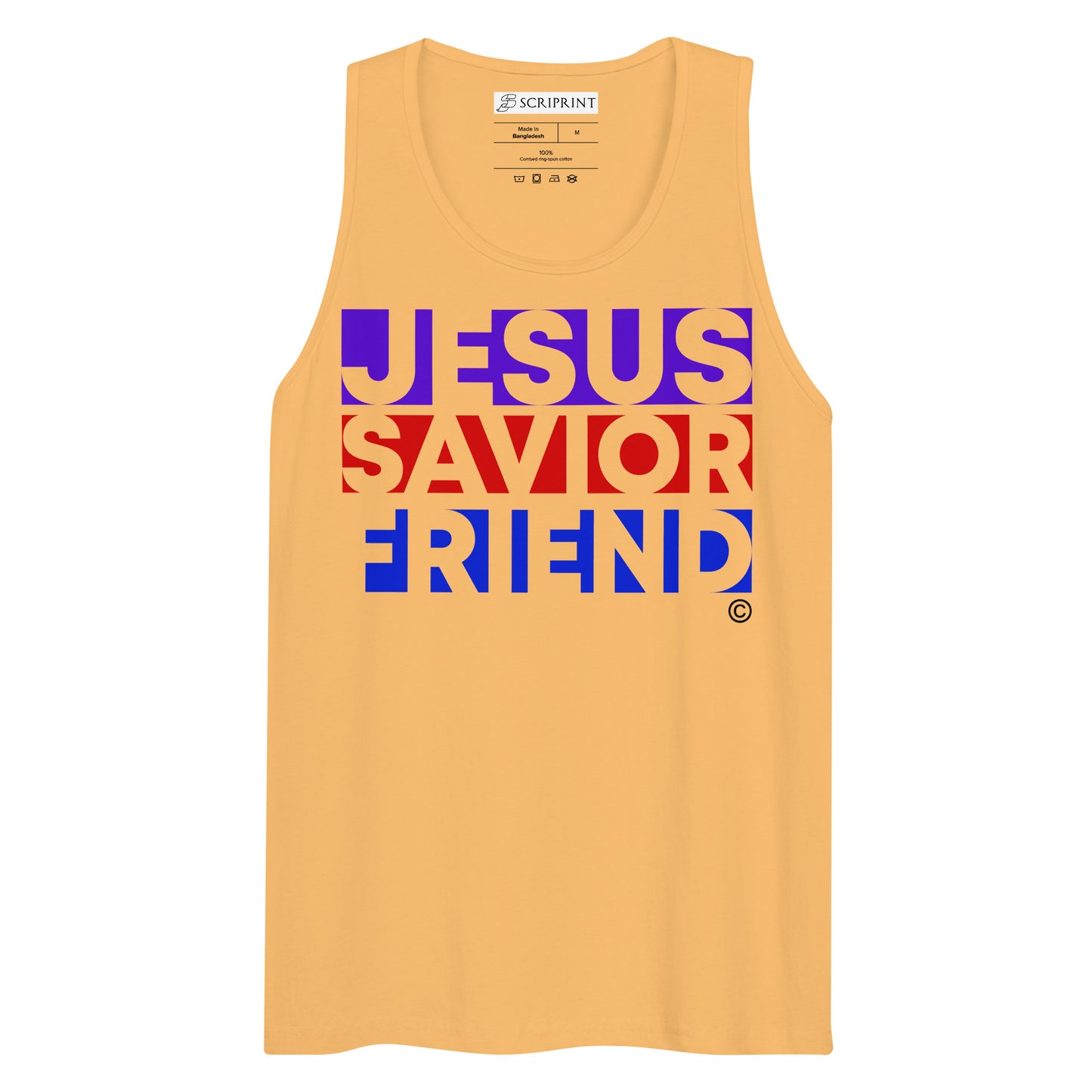 Jesus Savior Friend Men’s Premium Tank Top