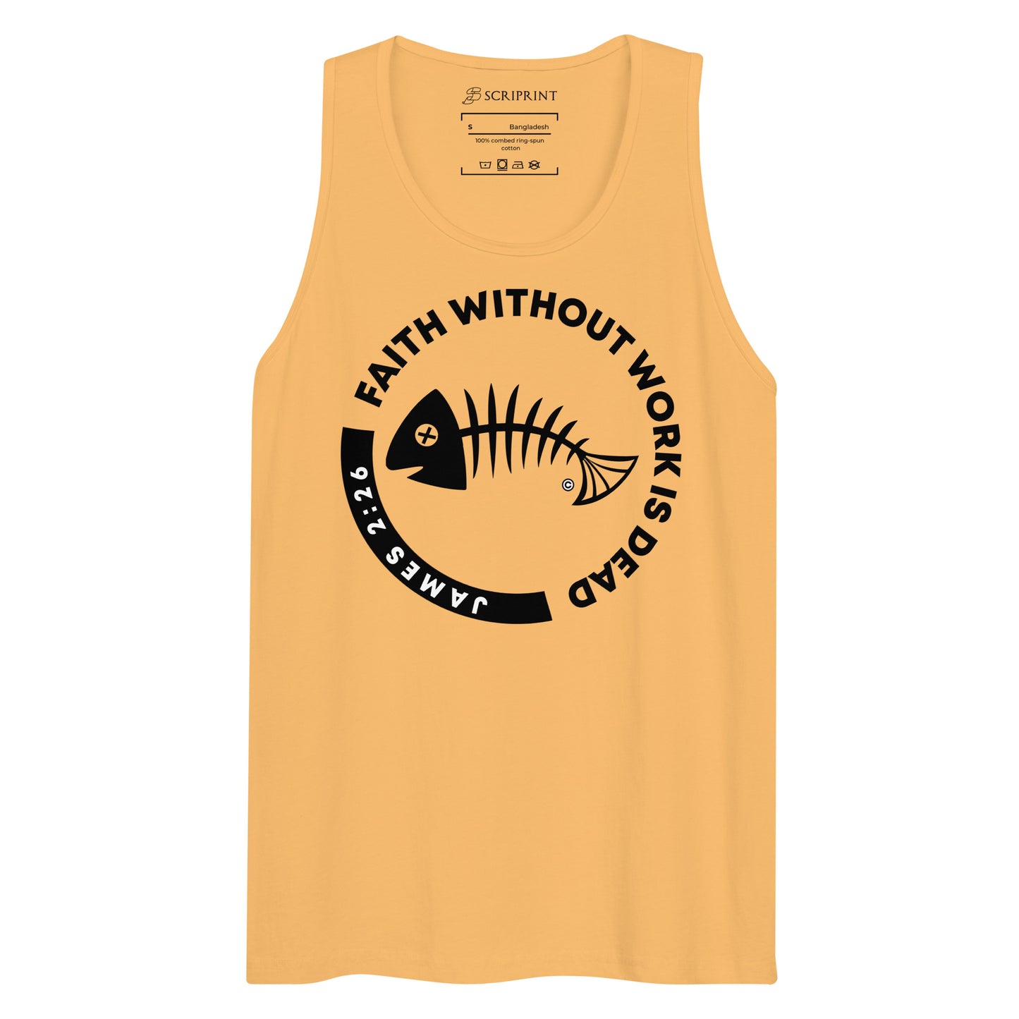 Faith Without Work Men’s Premium Tank Top