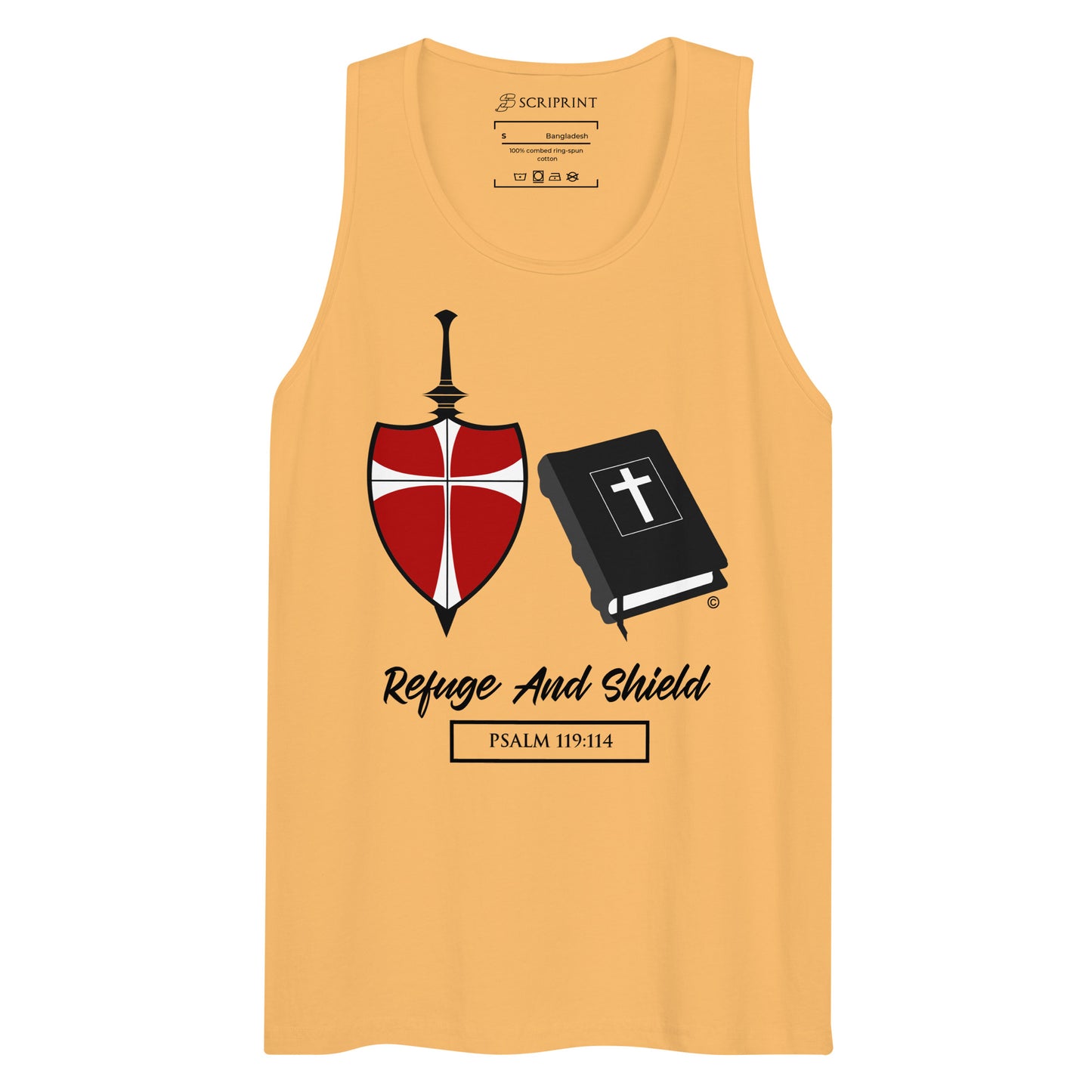Refuge and Shield Men’s Premium Tank Top