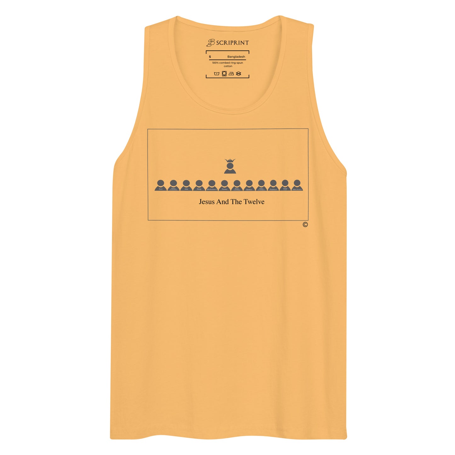 Jesus and the Twelve Men’s Premium Tank Top