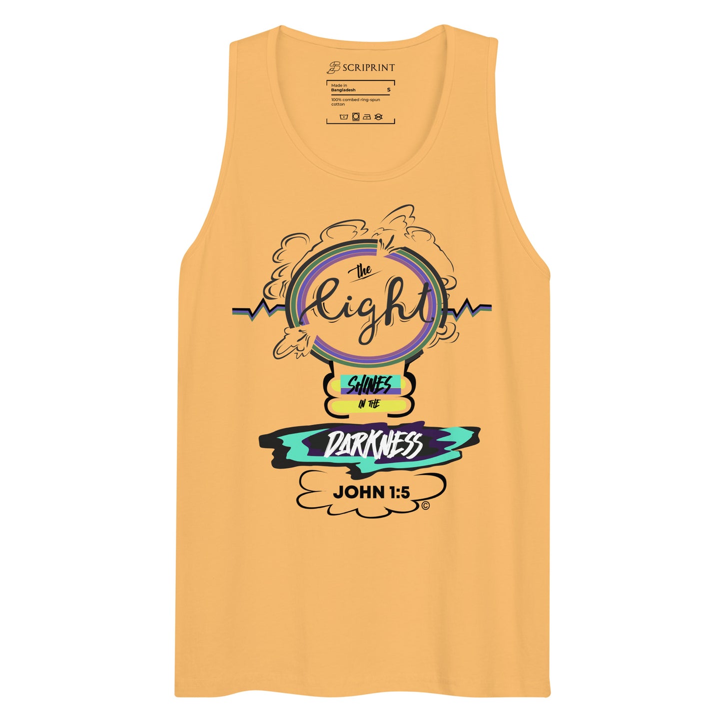 Light in the Darkness Men’s Premium Tank Top