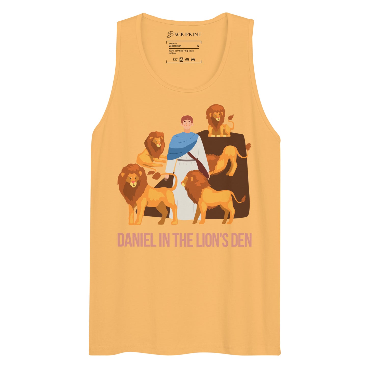Daniel in the Lion's Den Men’s Premium Tank Top