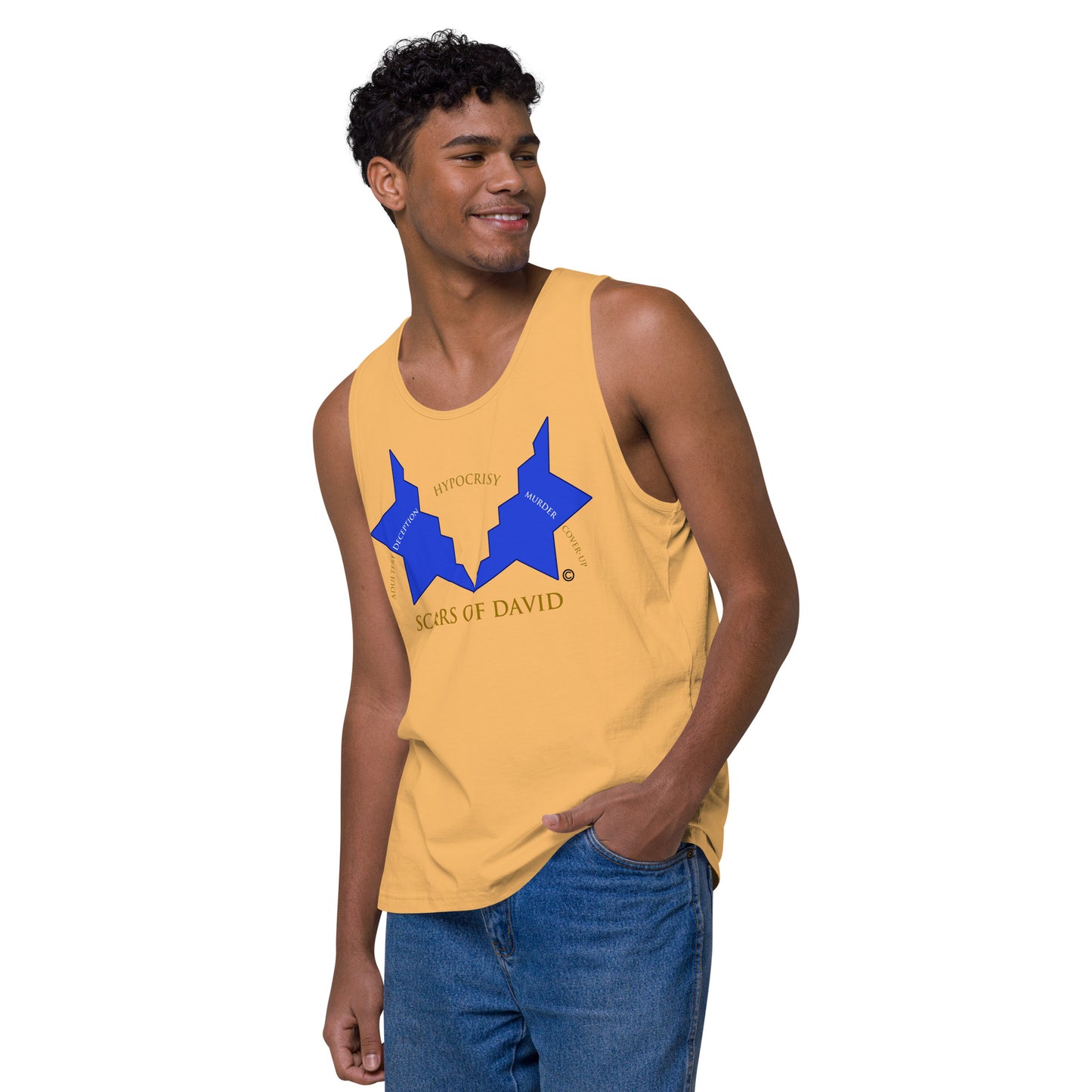 Scars of David Men’s Premium Tank Top