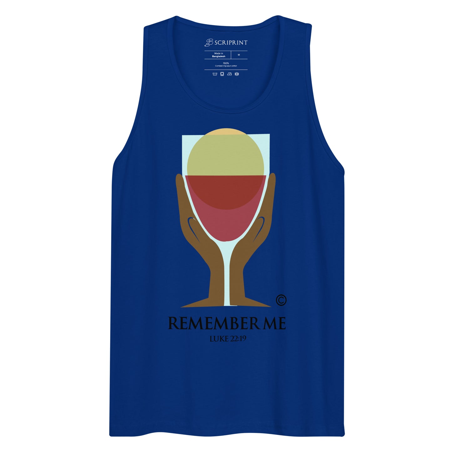 Remember Me Dark-Colored Men’s Premium Tank Top