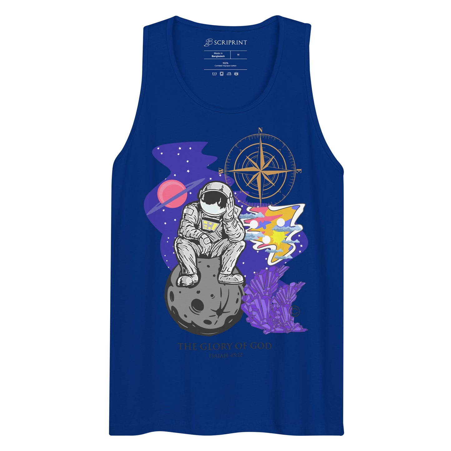 The Glory of God Dark-Colored Men’s Premium Tank Top
