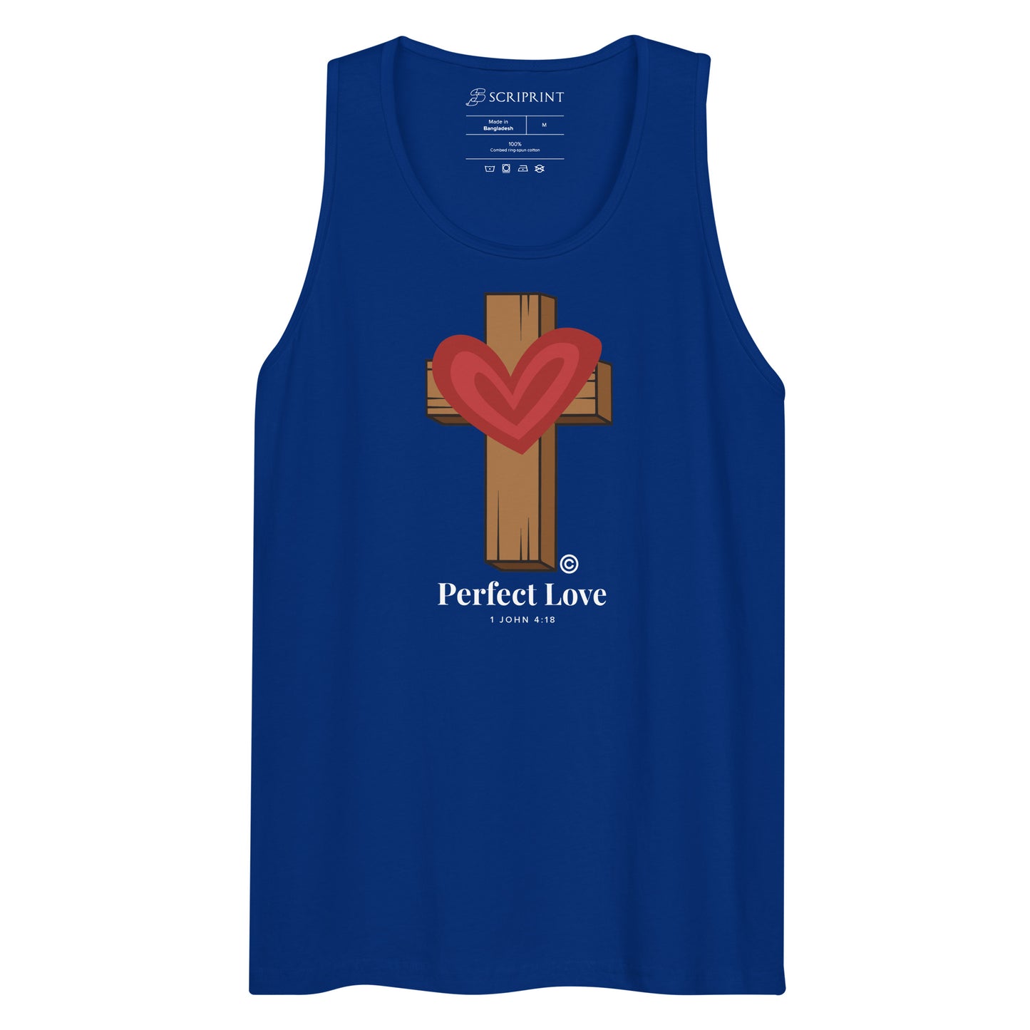 Perfect Love Dark-Colored Men’s Premium Tank Top
