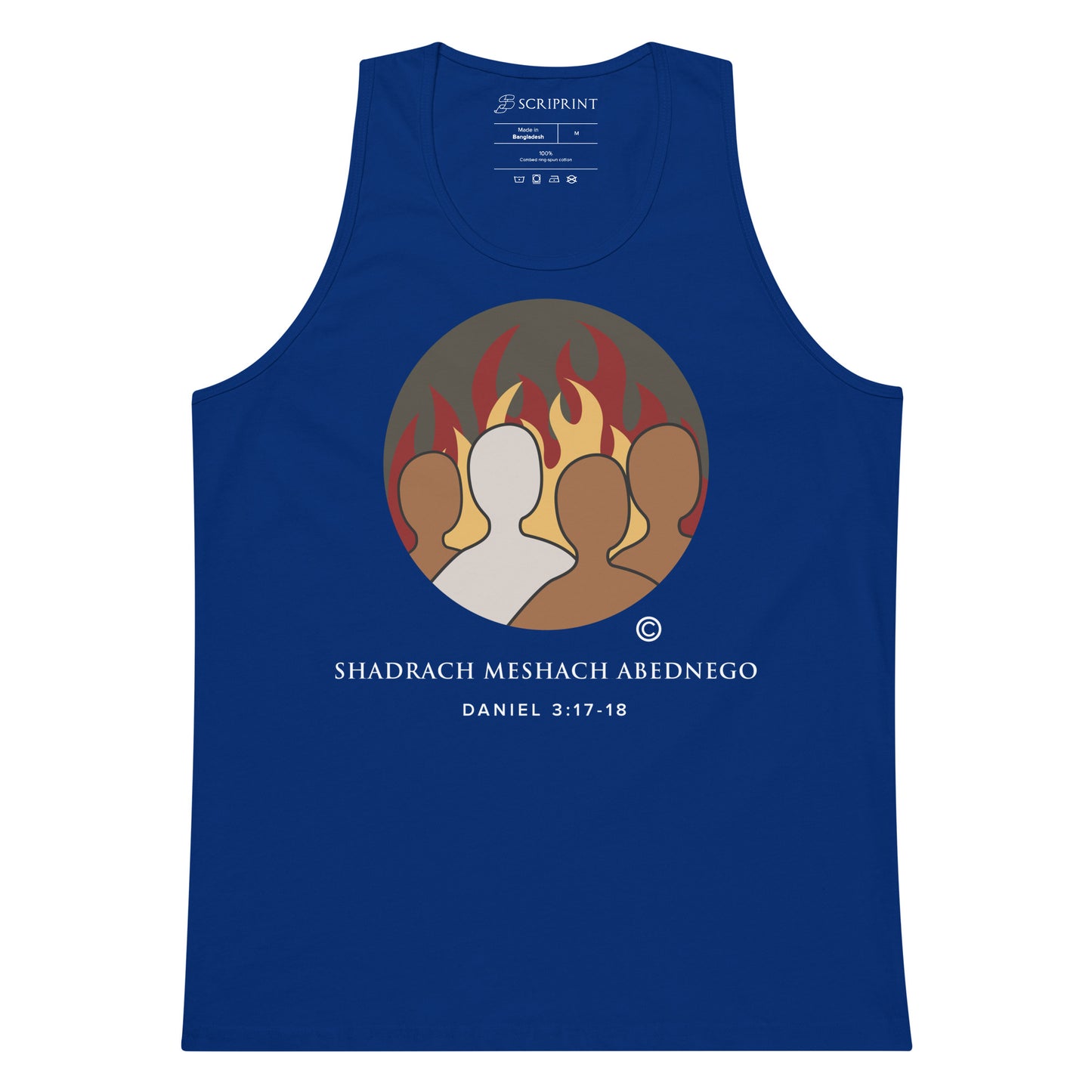 Daniel 3:17-18 Men’s Premium Tank Top