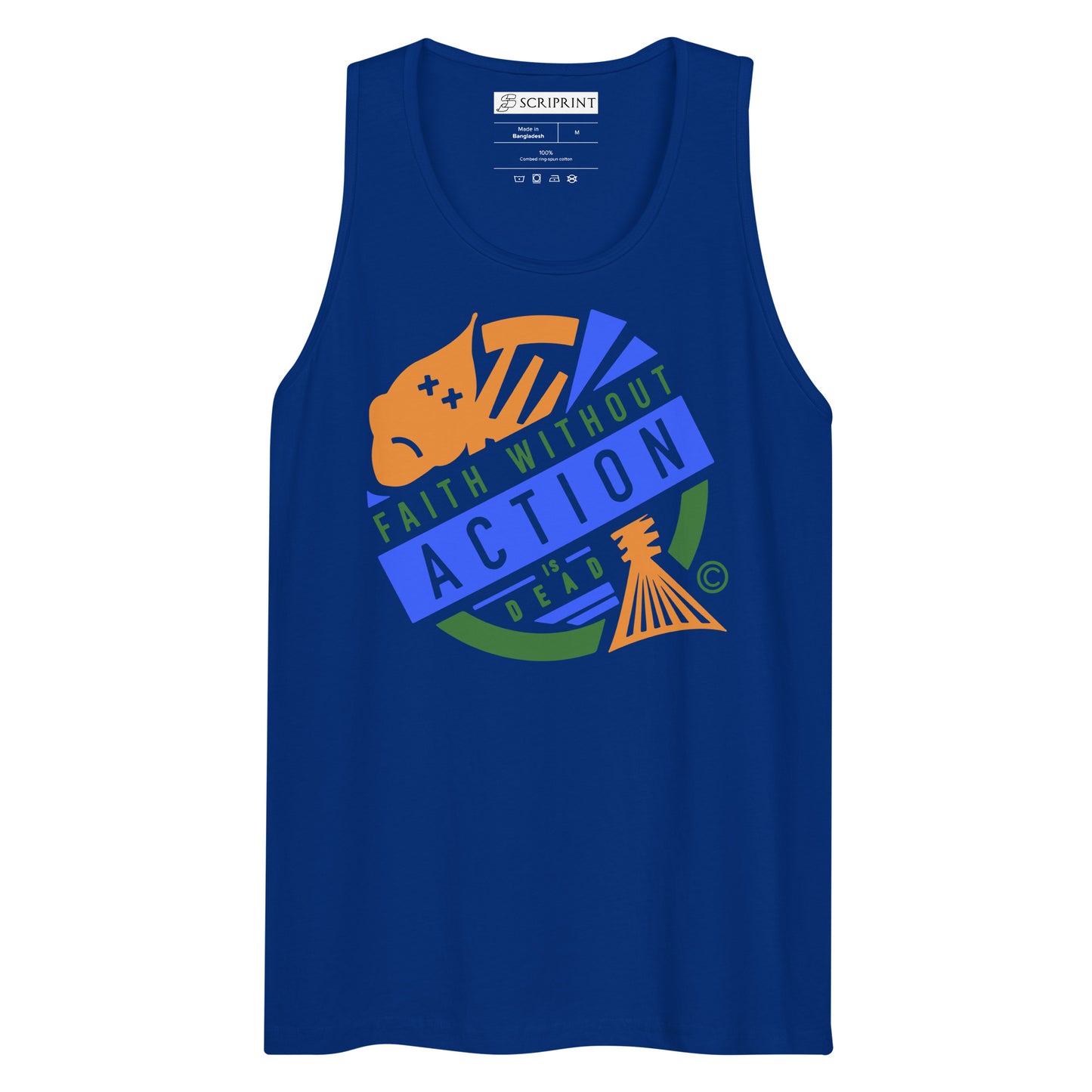 Faith Without Action is Dead Men’s Premium Tank Top