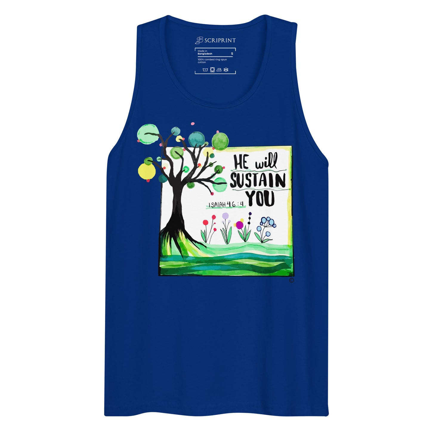 He Will Sustain You Men’s Premium Tank Top