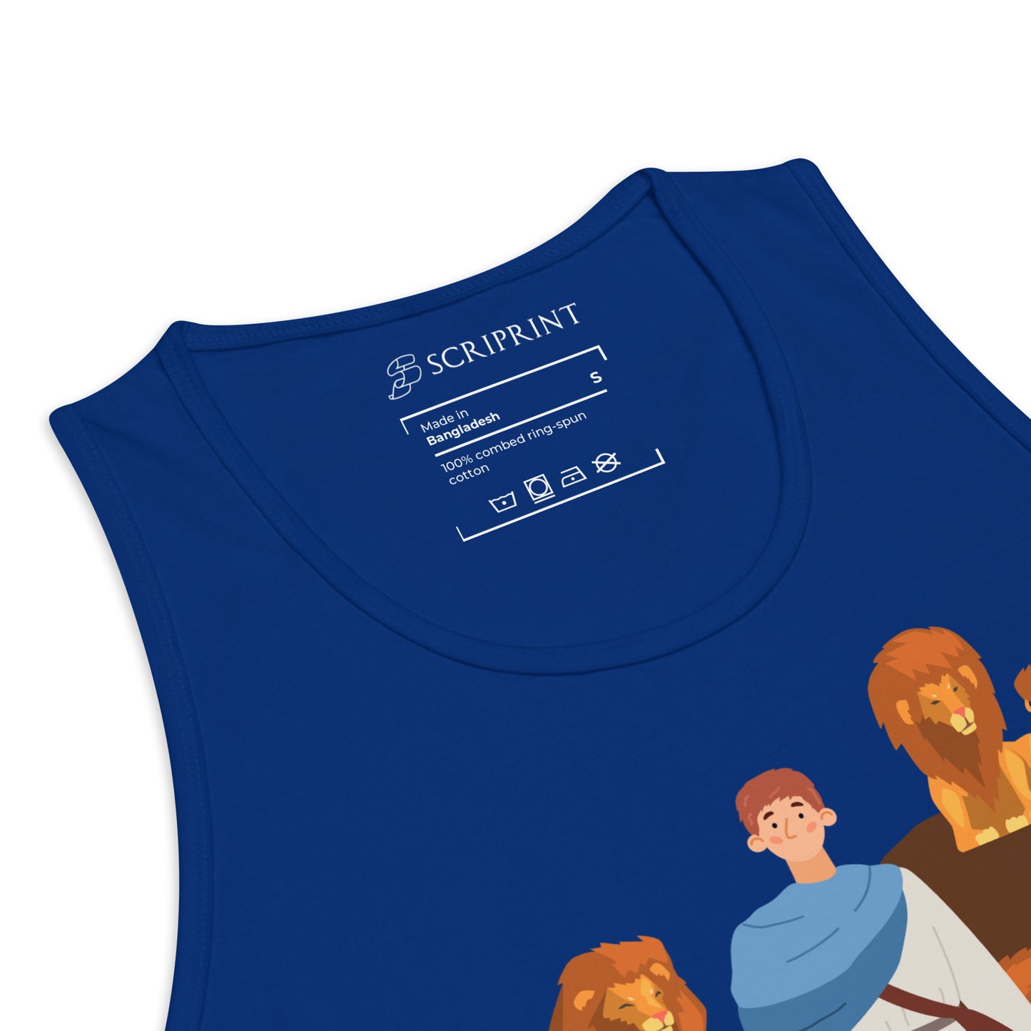 Daniel in the Lion's Den Men’s Premium Tank Top