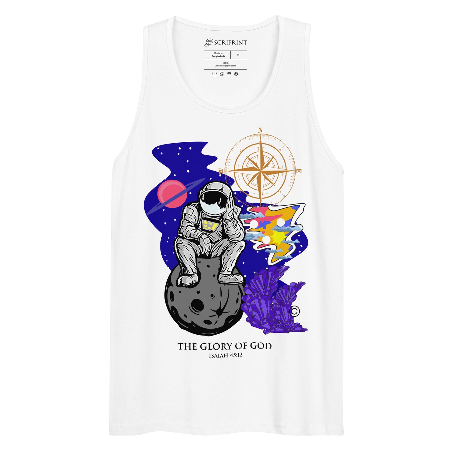 The Glory of God Men’s Premium Tank Top