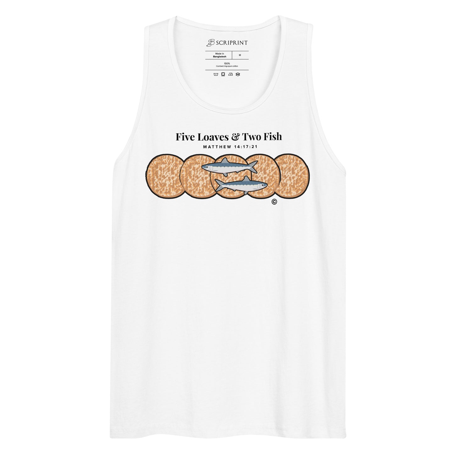 Five Loaves & Two Fish Men’s Premium Tank Top