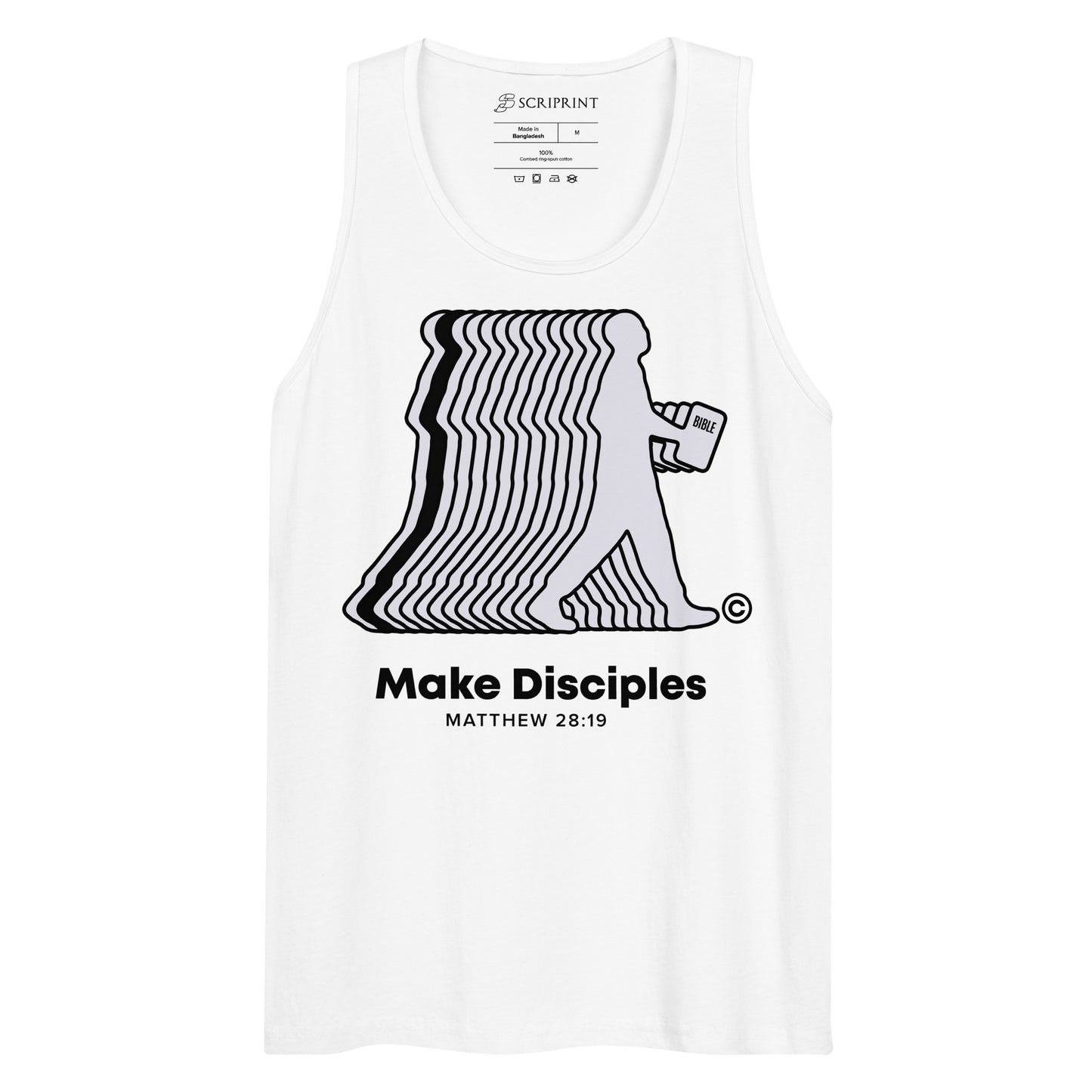 Make Disciples Men’s Premium Tank Top