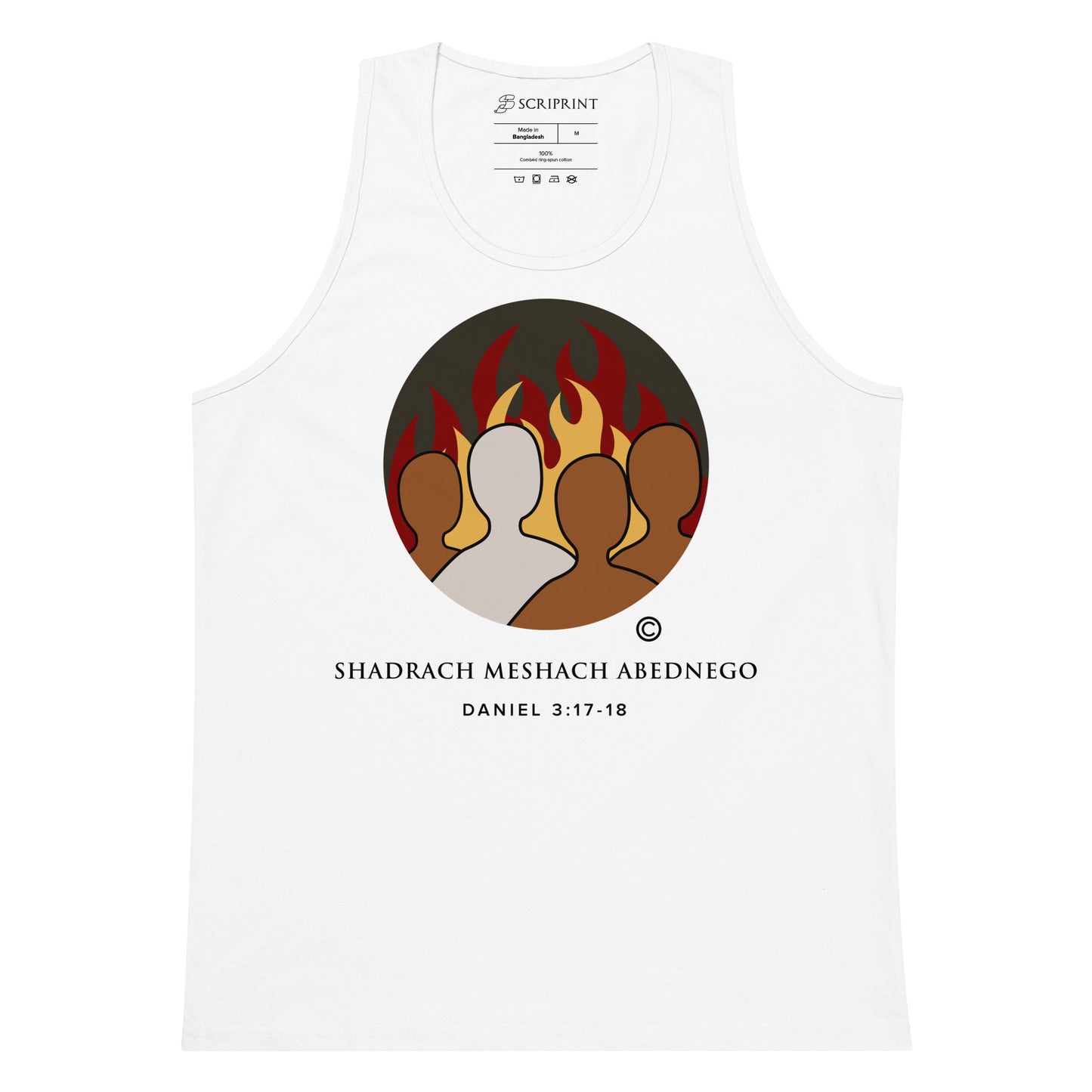 Daniel 3:17-18 Men’s Premium Tank Top