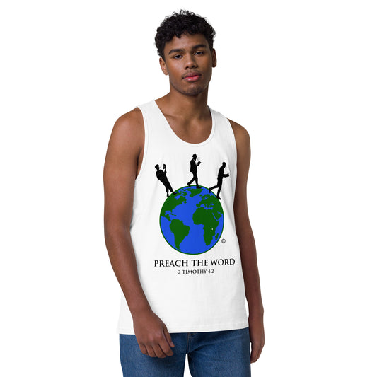 Preach the Word Men’s Premium Tank Top