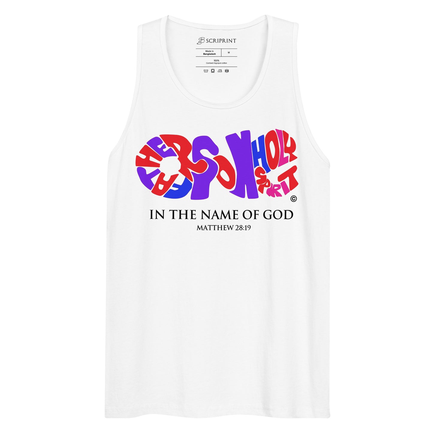 In the Name of God Men’s Premium Tank Top