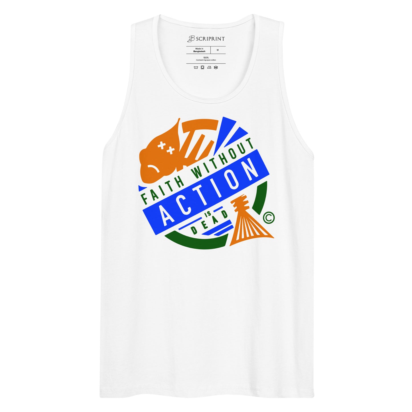 Faith Without Action is Dead Men’s Premium Tank Top