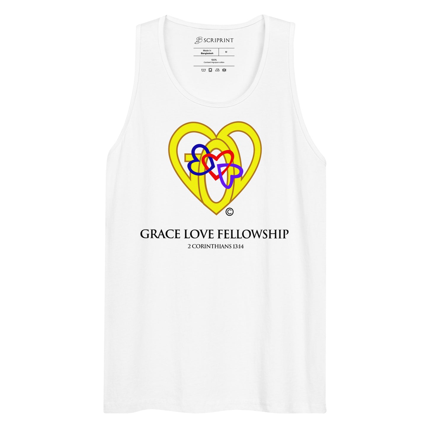 Grace Love Fellowship Men’s Premium Tank Top