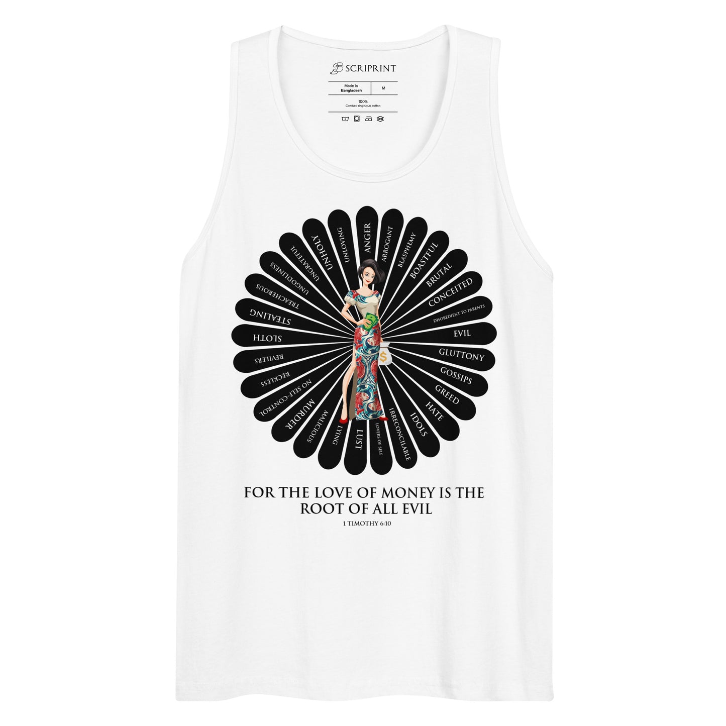 For the Love of Money Men’s Premium Tank Top