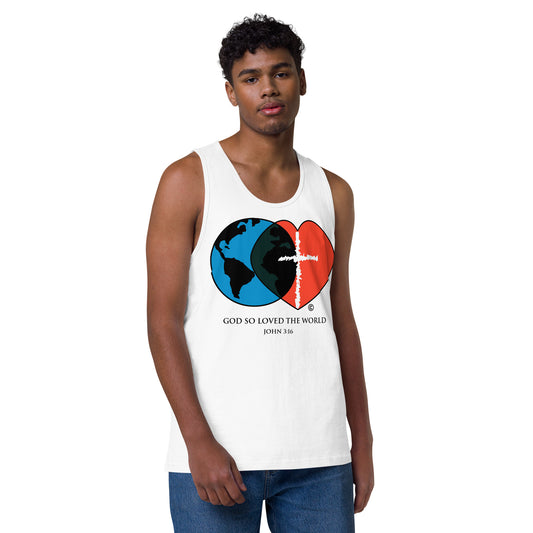 John 3:16 Men’s Premium Tank Top
